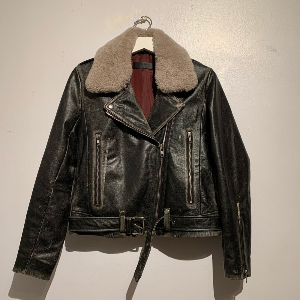 Rag and Bone Mackenzie Leather Jacket